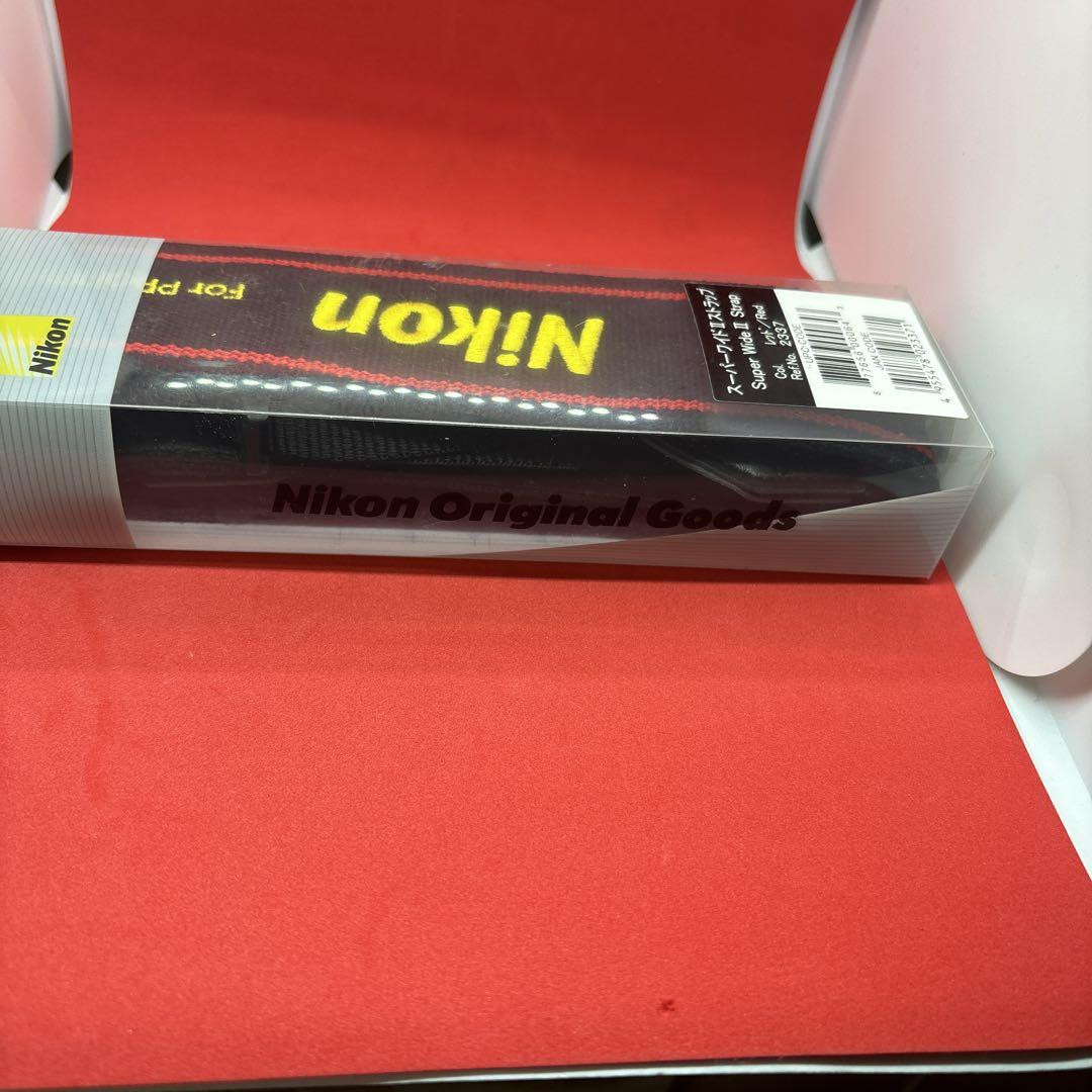 Nikon Professional Red Super Wide II Neck Strap for Comfortable Support