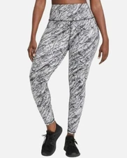 All in Motion Women Black and white High Rise 7/8 Leggings  XXL