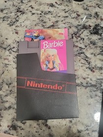 Barbie Nintendo NES con custodia e libretto testata funzionante