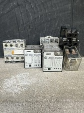 Lot of 8 Industrial Relays – Allen-Bradley, Omron, Telemecanique, and More