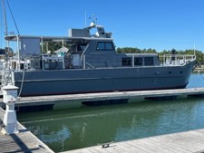 55 Ft Ex USN Aluminum Boat 75K Price Reduced 65K