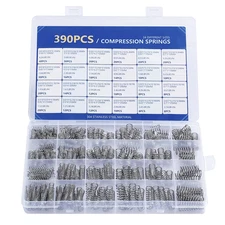 Compression Springs Assortment Kit, 390 Pcs 24 Different Sizes Stainless Steel S