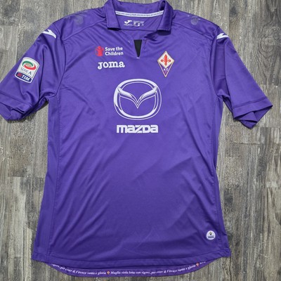 2014 Joma ACF Fiorentina Home Soccer Jersey Juan Vargas Men XXL