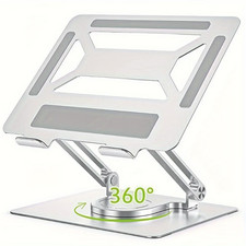 Adjustable Laptop Stand with 360  Rotation Foldable Computer Notebook Holder