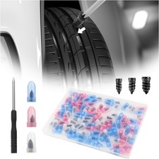 100PCS Screw Tire Plugs Kits with Screwdriver 3 Sizes Screw in Tires Plugs