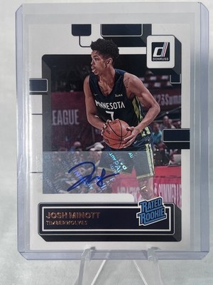 2022-23 Panini Donruss - Rated Rookie Josh Minott #245 Signatures (AU, RC)