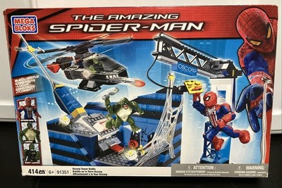 Mega Bloks / Construx Marvel The Amazing Spider-Man Oscorp Tower Battle 91351
