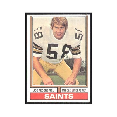 1974 Topps Joe Federspiel Saints #417.0