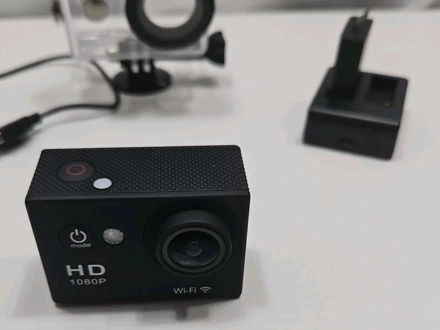 1080P Full HD Waterproof Action Sport Camera With 2 Batteries And Charger  - Image 3 of 4