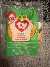 McDonalds 1998 TY Twigs The Giraffe Teenie Beanie Baby Happy Meal Toy SEALED 3
