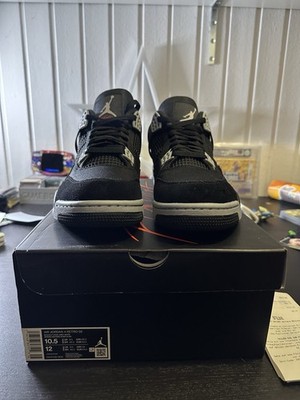 Nike Air Jordan 4 Retro SE Black Canvas, Größe EU 44.5