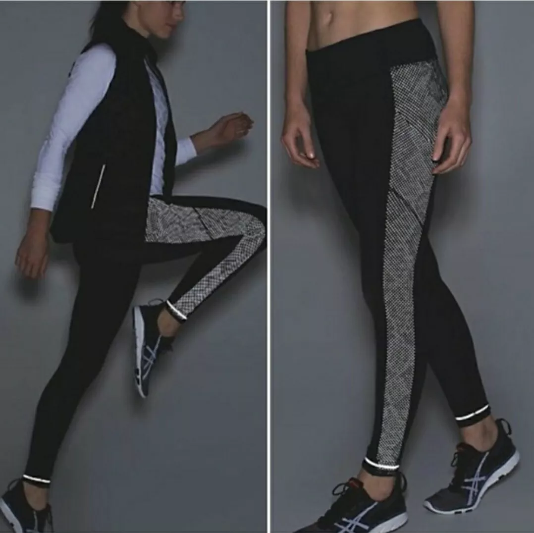 🦄 EUC~Lululemon Speed Tight IV SE Kill The Lights Reflective Leggings  Reptile 4