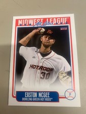 Easton Mcgee Card 2019 Mid West League All Star Team Card