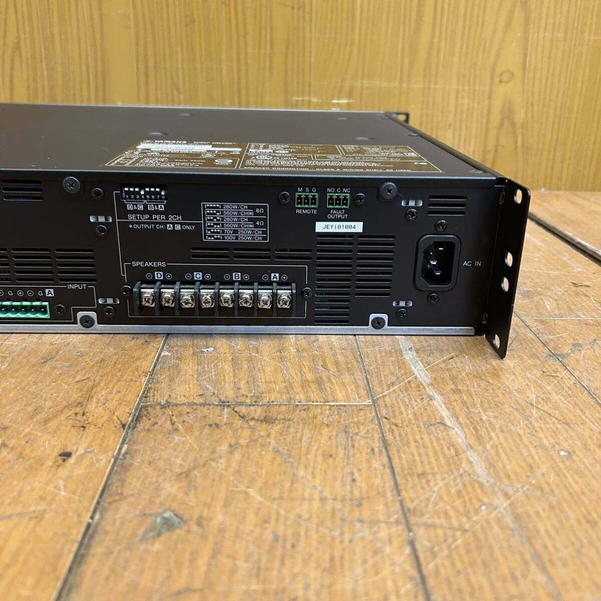YAMAHA XMV4280 4ch Power Amplifier 4Ω 8Ω compatible YAMAHA XMV4280 4ch Power Amplifier 4Ω 8Ω compatible