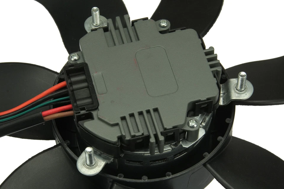 Conjunto de ventilador de refrigeración izquierdo URO para Volkswagen R32 2008 motor auxiliar Foto 3 de 4