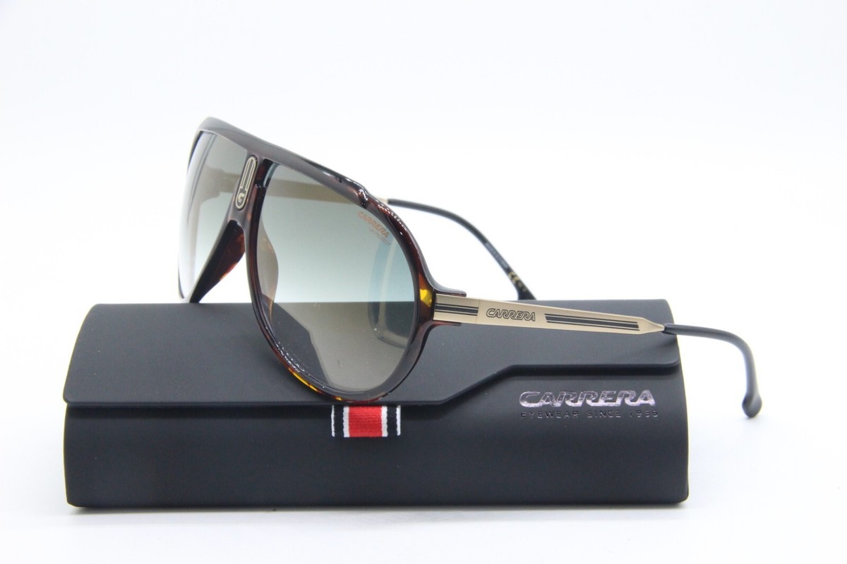 NEW CARRERA ENDURANCE65 086D6 HAVANA GREEN AUTHENTIC SUNGLASSES W