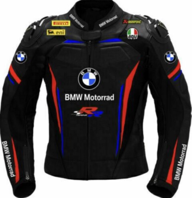 BMW Motorrad Jacket Motorbike Racing Leather Jacket