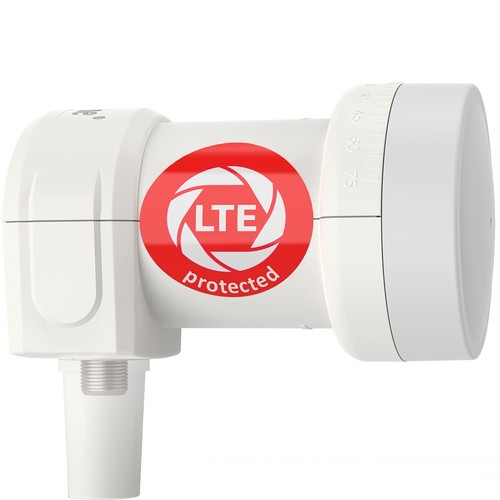 DUR-line +Ultra Single LNB - 1 Participant Blanc - avec Filtre LTE Test TRÈS...