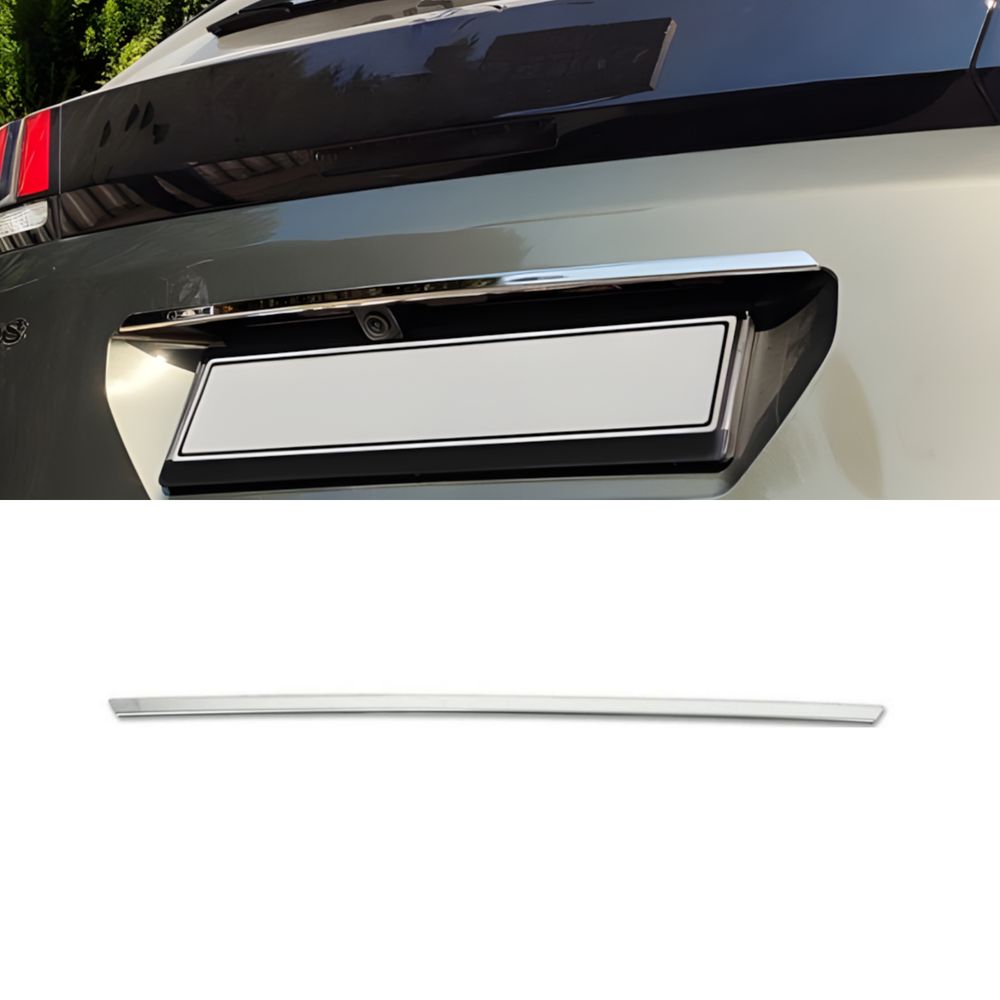 Stainless Steel Chrome Tailgate Handle Trim Fit Peugeot 3008 (2017-2024)