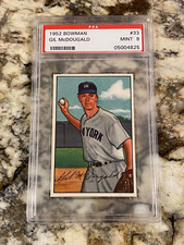 Gil Mcdougald RC 1952 Bowman #33 PSA 9 MINT Highest Graded Dead Centered Yankees