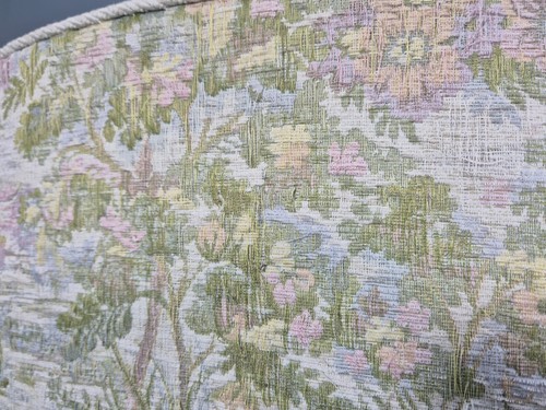 2 Vintage Danish Tub Chairs 1940s Floral Cotton 1980s Makeover EB9645 VCLO - Picture 13 of 15