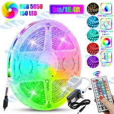 16.4FT Led Strip Lights RGB Led Room Lights 5050 SMD Tape Lights Color Changing