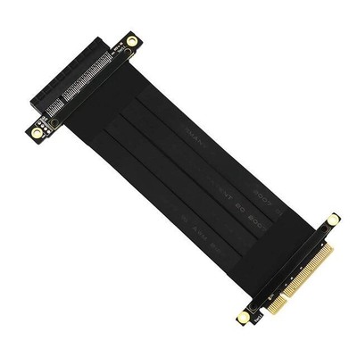 Computer Pci Riser Cable PCI-e PCI Express 8X Extension pci-e 8X 180 Degree 20cm