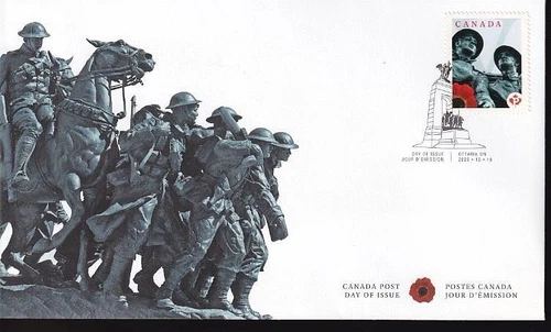 Canada FDC 2009 Lest We Forget Poppy 'P' sc#2342