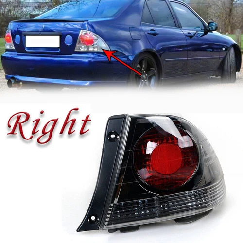 Set of 2PCS Tail Light For Lexus 2000-2004 IS300 RS200 LH & RH Black & Red Lens - Bild 3 von 8
