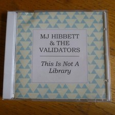 MJ Hibbett and the Validators This is Not a Library CD Rare Free UK P P