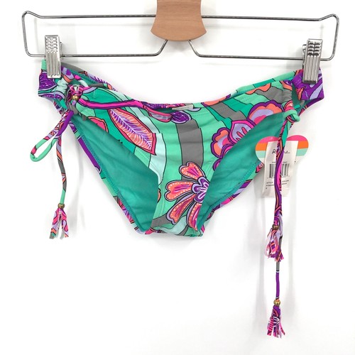NEW RAISINS Sweet Pea Pant Bikini swim bathing suit Bottoms Green Floral S women eBay