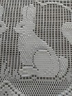 Bunny Rabbit Pairs And Hearts Cream Lace Valance• 11 Feet Across X 11.5" Long — photo 5