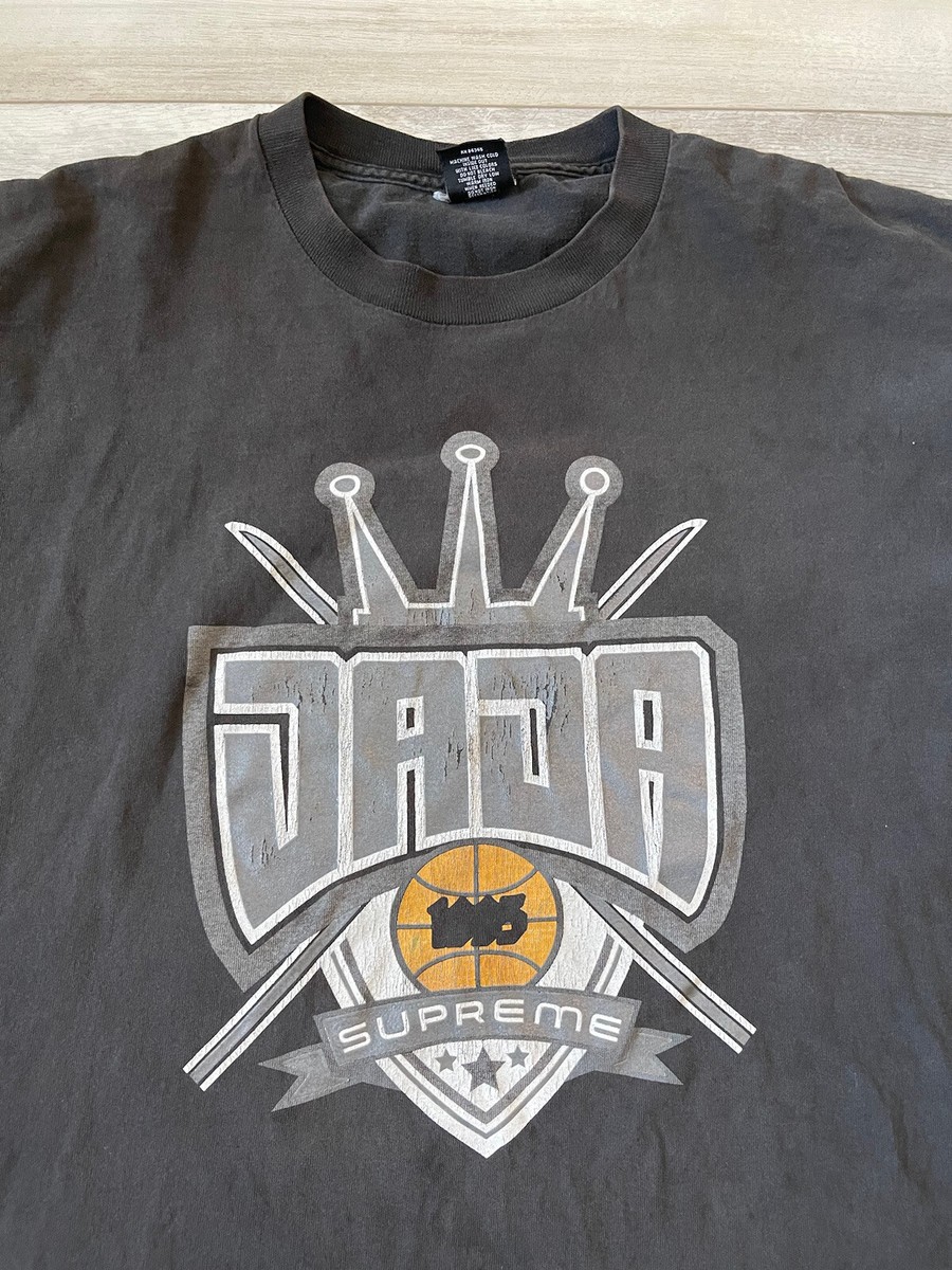 VINTAGE Dada Supreme Shirt Mens XLarge Black Pique Crown Damani