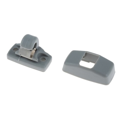 2pc Grey Front Sun Visor Hook Clips Bracket Holder For Skoda Superb 2002-2008 - Picture 12 of 14