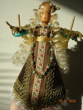 Rauschgoldengel Handarbeit DDR H&ouml;he 17 cm Weihnachtsengel Vitrinenware