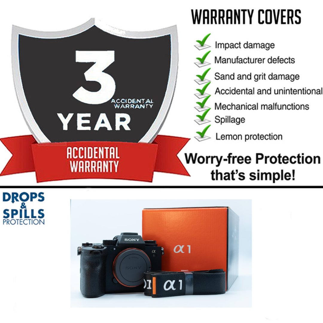 Sony Alpha Mirrorless Digital Camera with Year Accidental