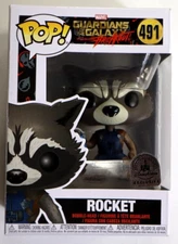 Funko Pop! Marvel Rocket Bobblehead (491) Guardians Galaxy Mission Breakout