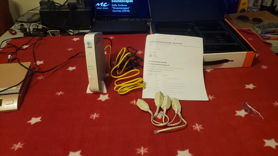 AT&T 2WIRE 2701HG-B ALTA VELOCIDAD INTERNET DSL INALÁMBRICO G GATEWAY MÓDEM ROUTER Foto 2 de 4