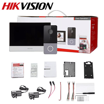 Brand New Hikvision Original DS-KIS603-P IP Video Intercom Kit Two-way Audio HD