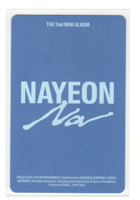 Twice Nayeon Photocard | NA NEMO Ver. (9) | eBay