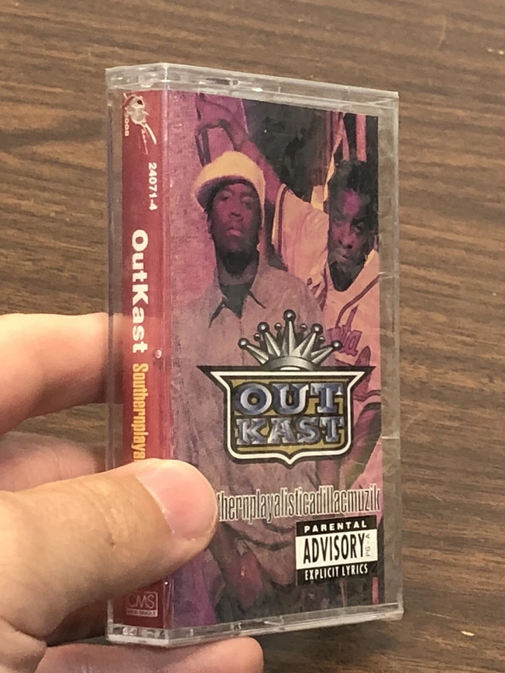 SEALED! New 1994 Outkast Southernplayalisticadillacmuzik Cassette Maxi Tape - Image 3 of 4