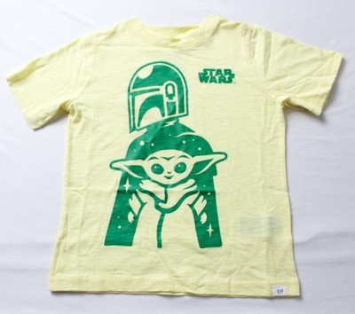 Baby Gap Kid's Star Wars The Madalorian Graphic Tee AC2 Yellow Size 5 Years