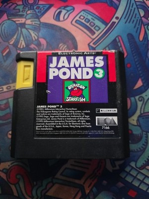 James Pond 3 Sega Mega Drive PAL Region Compatible Cart Only