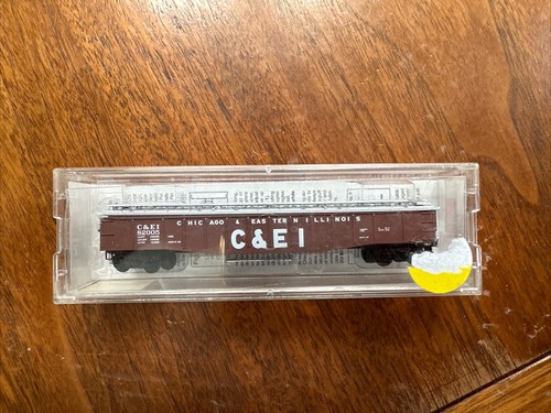 Micro-Trains N Scale RTR #106030 50’ Steel Side 14 Panel Gondola C&EI NIB NY - Picture 3 of 10