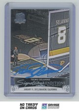 2024-25 UD The Cup Signature Renditions Retirement Teemu Selanne #SRR-TS Anaheim