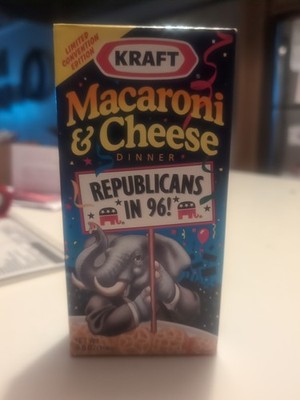 1996 Republican National Convention Souvenir Kraft Dinner 5.5 oz Limited Edition