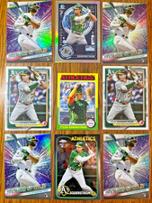 Tyler Soderstrom Rookies, Topps Chrome, Stars of MLB, Mini Archives, Bowman A.I.