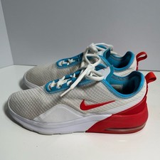 Nike Air Max Motion 2 Mujer Atlético Correr Mujer’s Talla 8 Rojo Blanco Azul