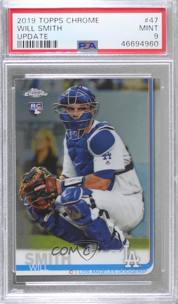 2019 Topps Chrome Update Target Will Smith #47 PSA 9 MINT Rookie RC 05ic