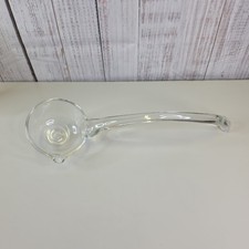 Vintage Clear Glass Punch Ladle Single Pour L...